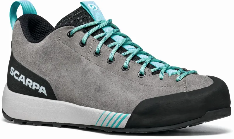 Scarpa Womens Gecko Shoes - Midgray-Aqua